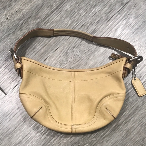 Coach Tan Boho Hobo Leather Shoulder Bag - Picture 4 of 11